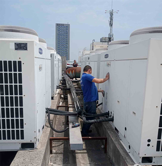 郸城中央空调制热和不制冷系统维修方法